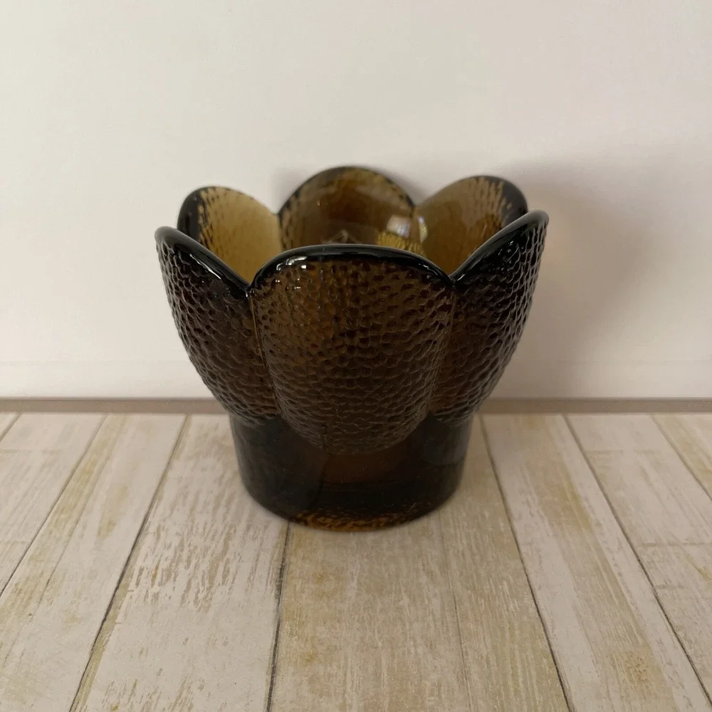 Vtg Viking Soft Lights Candle Glimmer Votive Holder With Original Sticker 7837‎